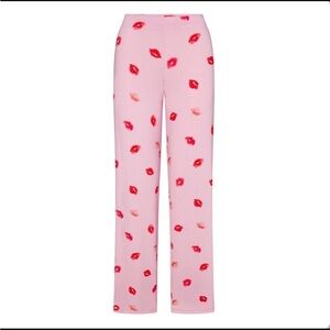 SKIMS Valentine Cherry Blossom Lipstick Pants